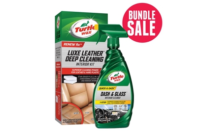 Turtle Wax Interior Leather, Dash & Glass Cleaning Kits