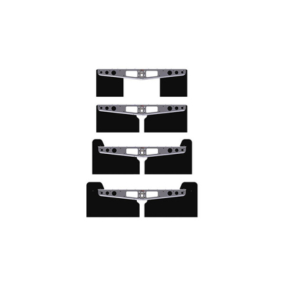 Access Rockstar Hitch Mounted Mud Flaps - Smooth Mill