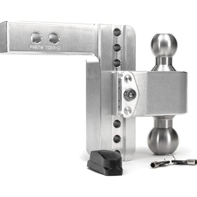 Weigh Safe 180 Hitch Adjustable Ball Mount for 2-1/2" Hitch