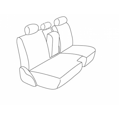 Northwest Ballistic Polypro 2nd Row Custom Fit Seat Covers