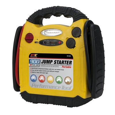 Performance Tool Battery Portable Jump Starters and Inflators