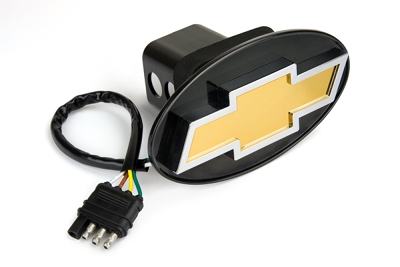 Highland Chevy Bowtie Lighted Hitch Cover