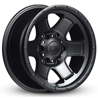 FX Wheels 302 Series - Satin Black