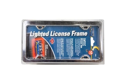 Highland Chrome Lighted License Plate Frame