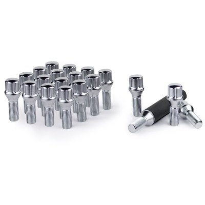 PartsEngine Wheel Lug Bolt Kits - Chrome