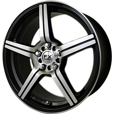 FX Wheels FX20 - Gloss Black with Natural Face