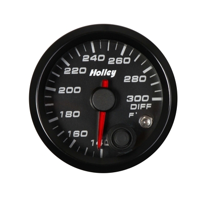 Holley Universal Analog Style Differential Temperature Gauge