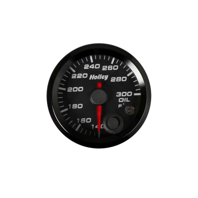 Holley Universal Analog Style Oil Temperature Gauge