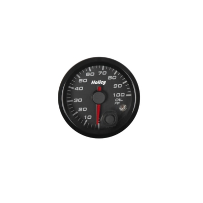 Holley Universal Analog Style Oil Pressure Gauge