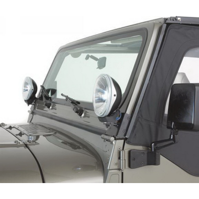 Rampage Windshield Hinge Light Bracket