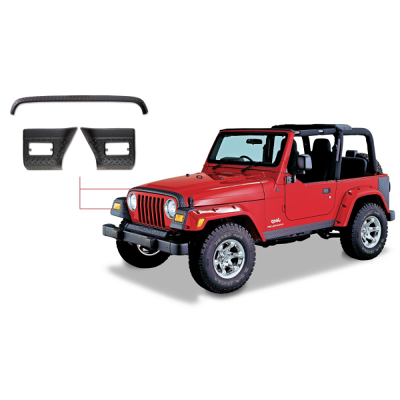 Bushwacker TrailArmor Hood Stone Guard and Front Corners Set