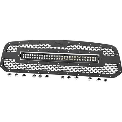 Rough Country Mesh Grille with LED Light Bar Inserted