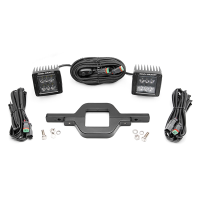 Rough Country Universal Hitch Mount Black Series LED Light Kit