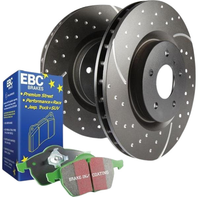 EBC Brakes S10 Kits Greenstuff 2000 and GD Rotors