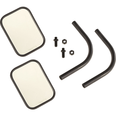 Rugged Ridge Rectangular Trail Mirror Kit