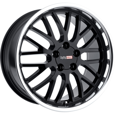 Cray Wheels MANTA Gloss Black with Mirror Lip
