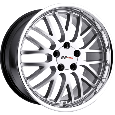 Cray Wheels MANTA Hyper Silver with Mirror Cut Lip