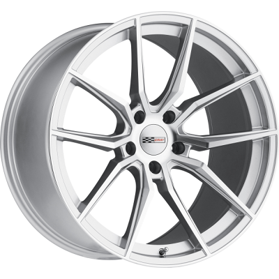 Cray Wheels SPIDER Silver with Machined Face