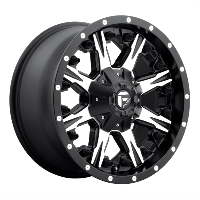 Fuel Off-Road Wheels D541 NUTZ UTV Matte Black Machined Face