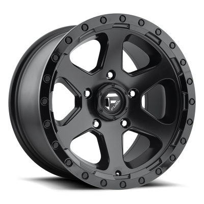 Fuel Off-Road Wheels D589 RIPPER Matte Black Gloss Black Lip