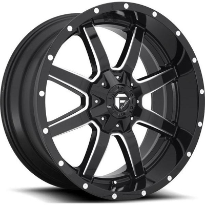 Fuel Off-Road Wheels D610 MAVERICK Gloss Black Milled Spokes