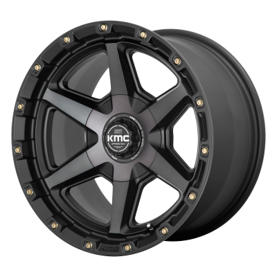 KMC Wheels KM101 SIGNAL Satin Black with Grey Tint
