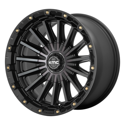 KMC Wheels KM102 TEMPO Satin Black with Grey Tint