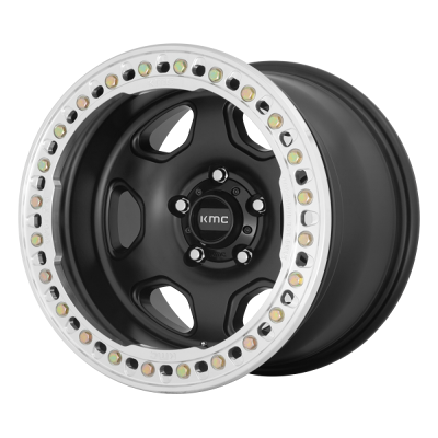 KMC Wheels KM233 HEX Satin Black