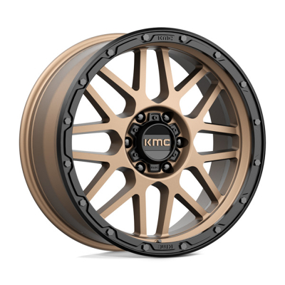 KMC Wheels KM535 GRENADE OFF-ROAD Matte Bronze Black Lip