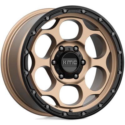KMC Wheels KM541 DIRTY HARRY Matte Bronze with Black Lip