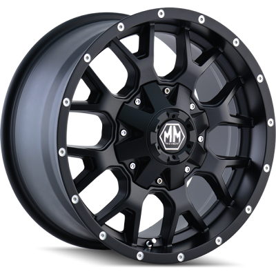 Mayhem Wheels WARRIOR Matte Black
