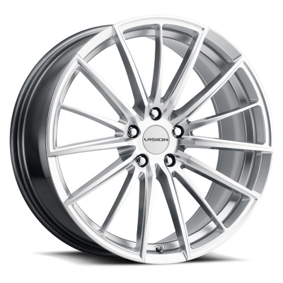 Vision Wheels 473 AXIS Hyper Silver Machined Face