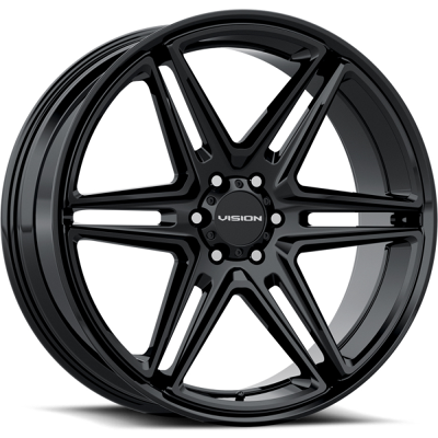 Vision Wheels 476 WEDGE Gloss Black
