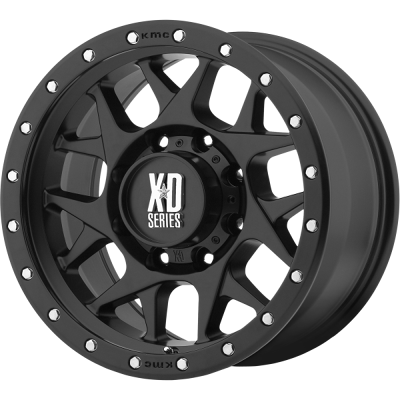 XD Series Wheels XD127 BULLY Satin Black with Reinforcing Ring