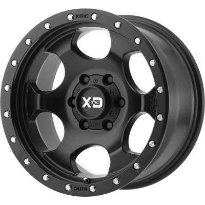 XD Series Wheels XD131 RG1 Satin Black with Reinforcing Ring