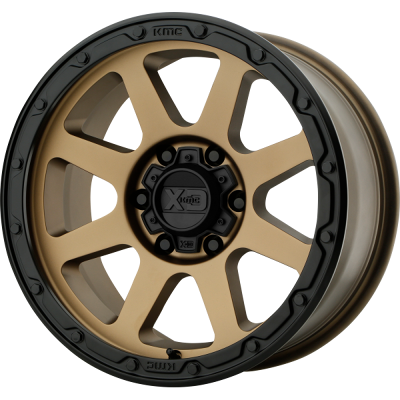 XD Series Wheels XD134 ADDICT 2 Matte Bronze Black Lip