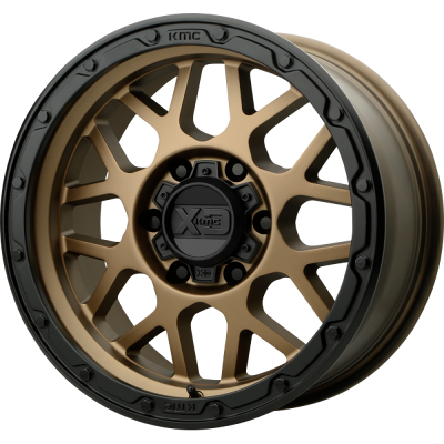 XD Series Wheels XD135 GRENADE OR Matte Bronze Black Lip