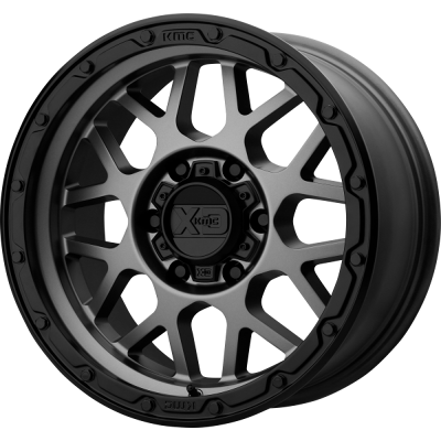 XD Series Wheels XD135 GRENADE OR Matte Grey Matte Black Lip