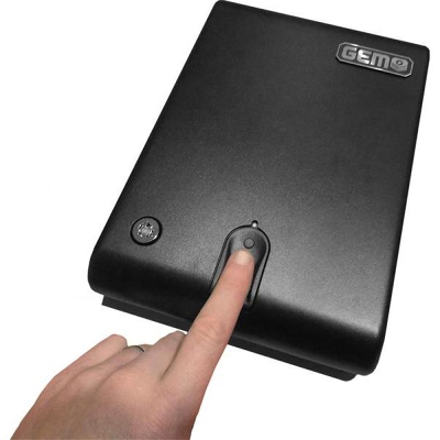 GEM Tube Fingerprint Scanner Lock Box/Pistol Safe